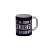 FunkyDecors Let Me Know If My Biceps Get In Your Way Blue Funny Quotes Ceramic Coffee Mug, 350 ml
