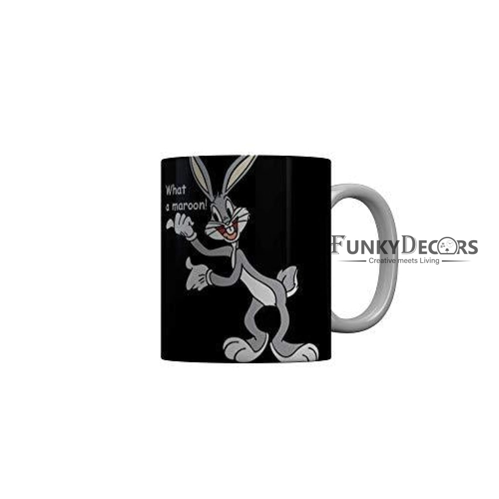 Funkydecors Looney Tunes Cartoon Ceramic Mug 350 Ml Multicolor Mugs