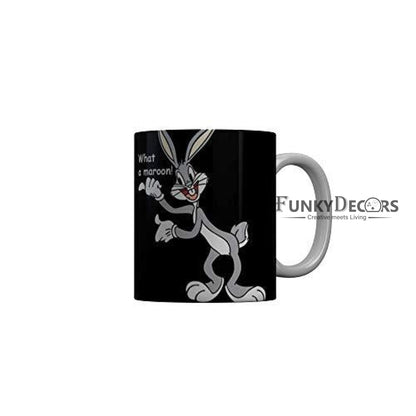 Funkydecors Looney Tunes Cartoon Ceramic Mug 350 Ml Multicolor Mugs