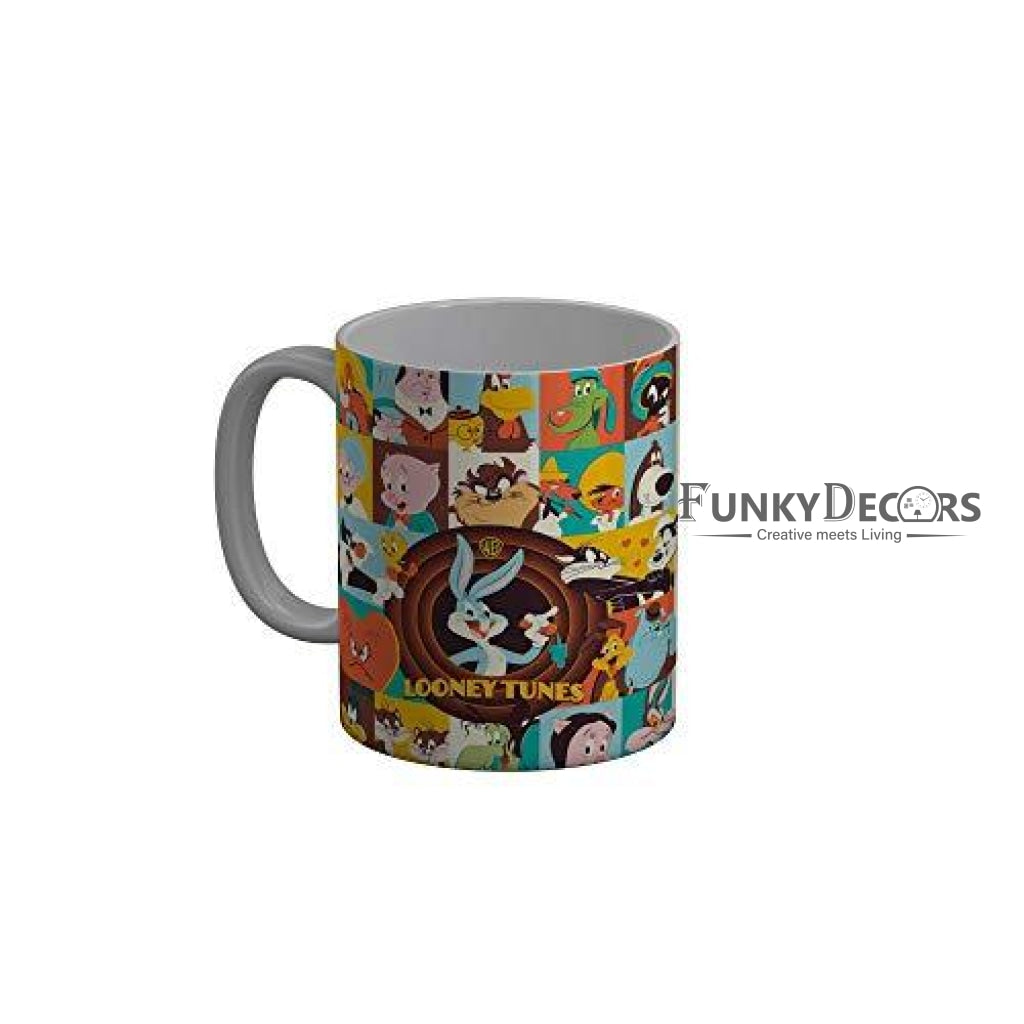 Funkydecors Looney Tunes Cartoon Ceramic Mug 350 Ml Multicolor Mugs