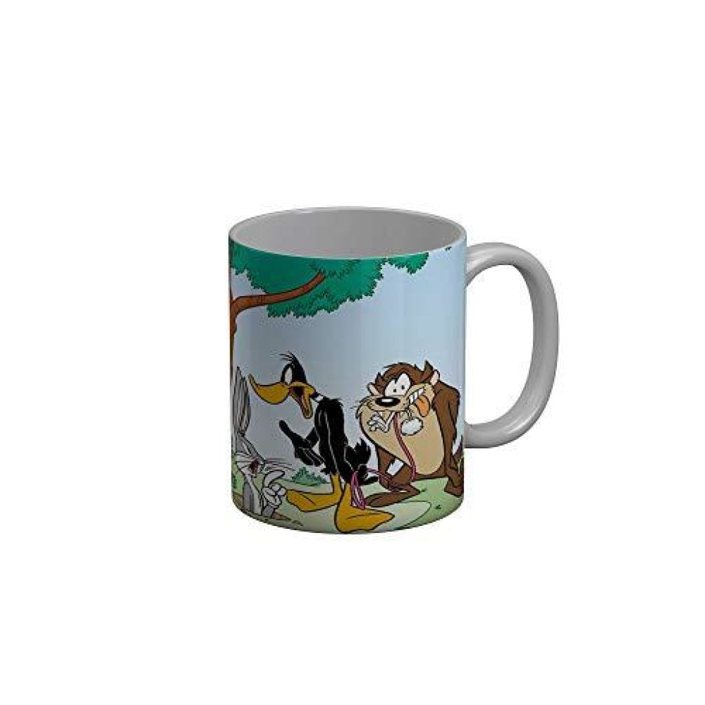 Funkydecors Looney Tunes Cartoon Ceramic Mug 350 Ml Multicolor Mugs