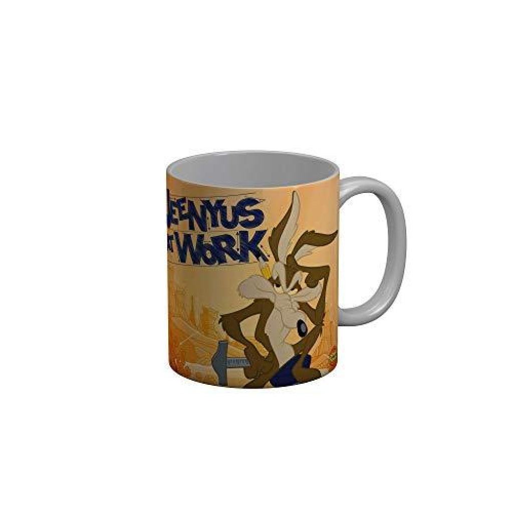 Funkydecors Looney Tunes Cartoon Ceramic Mug 350 Ml Multicolor Mugs