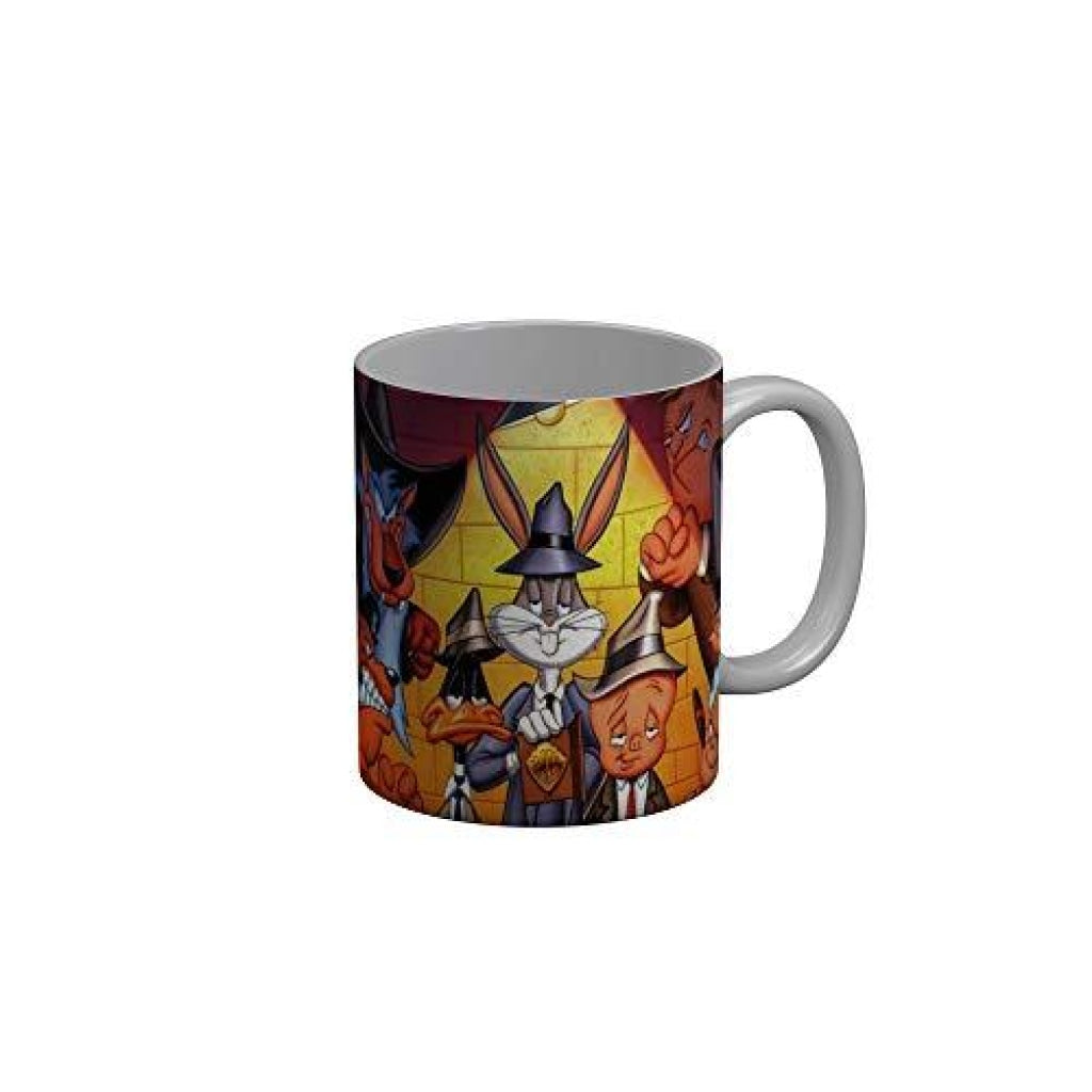 Funkydecors Looney Tunes Cartoon Ceramic Mug 350 Ml Multicolor Mugs