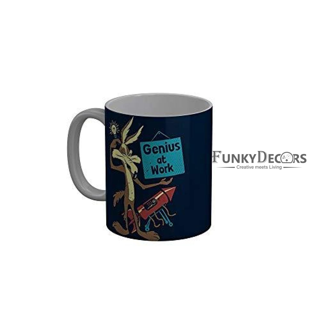 Funkydecors Looney Tunes Cartoon Ceramic Mug 350 Ml Multicolor Mugs