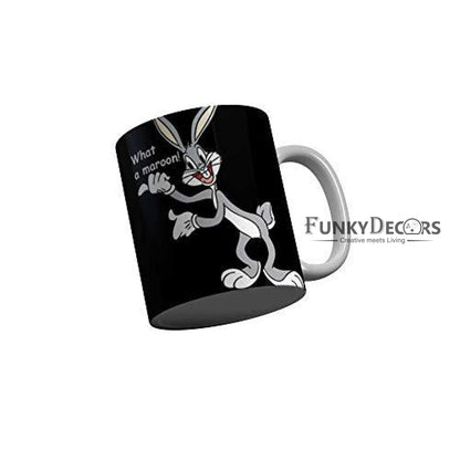 Funkydecors Looney Tunes Cartoon Ceramic Mug 350 Ml Multicolor Mugs