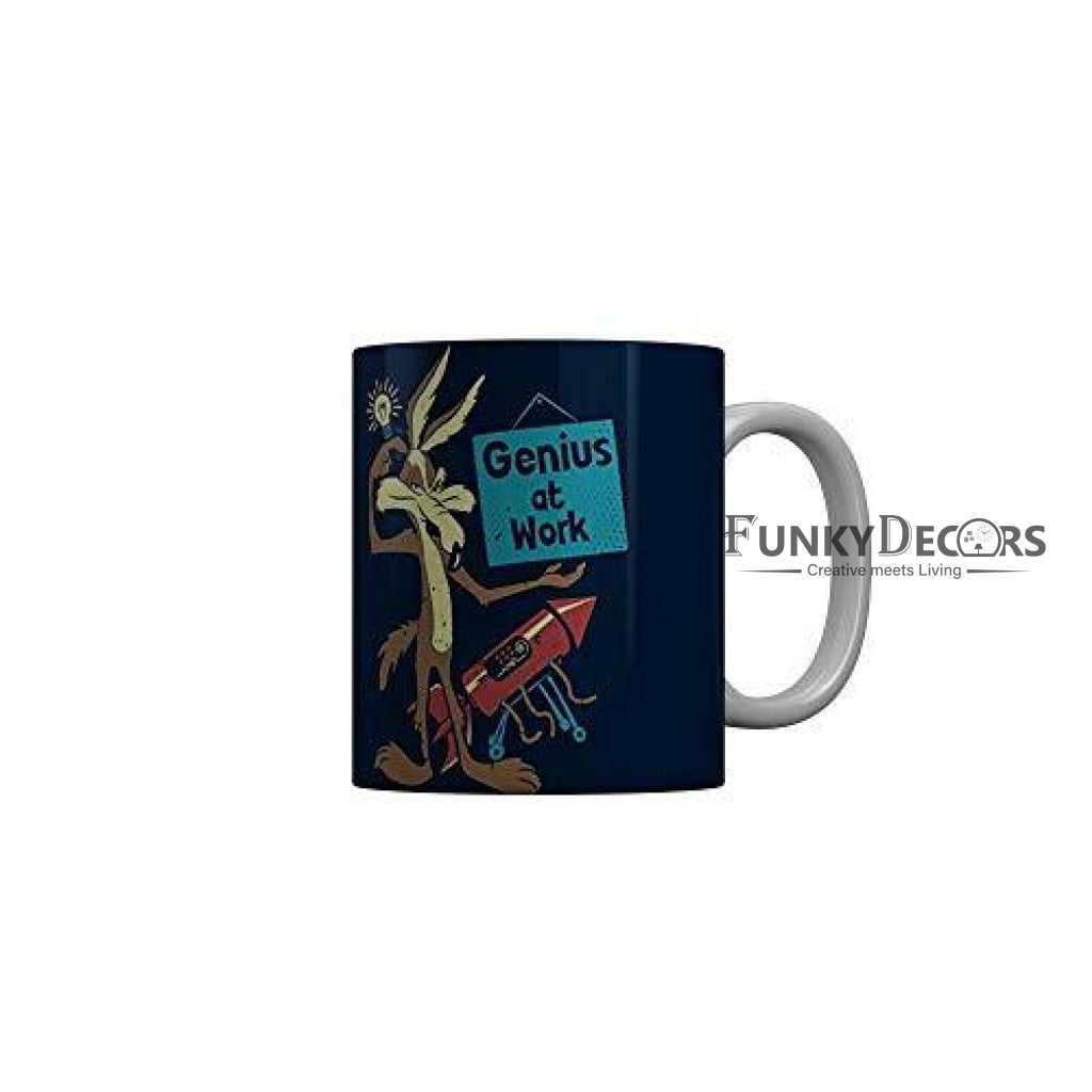 Funkydecors Looney Tunes Cartoon Ceramic Mug 350 Ml Multicolor Mugs