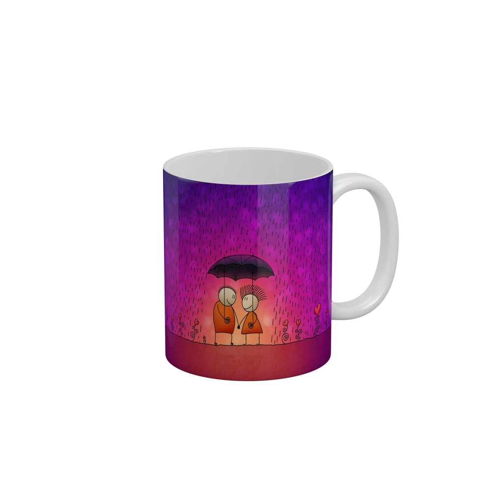 FunkyDecors Love and Friendship Quotes Ceramic Coffee Mug 350 ml