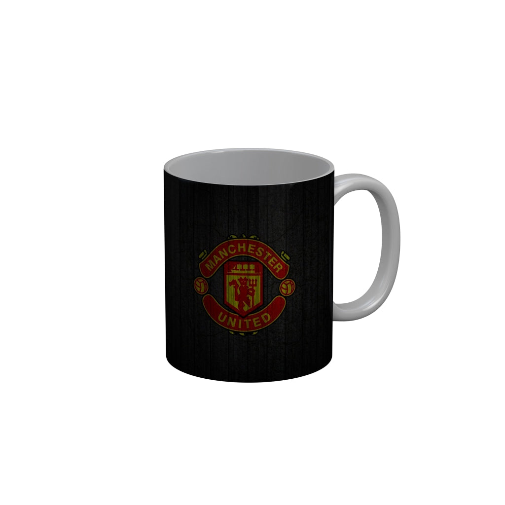 FunkyDecors Manchester United Black Ceramic Coffee Mug
