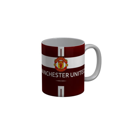 FunkyDecors Manchester United Football Red Ceramic Coffee Mug