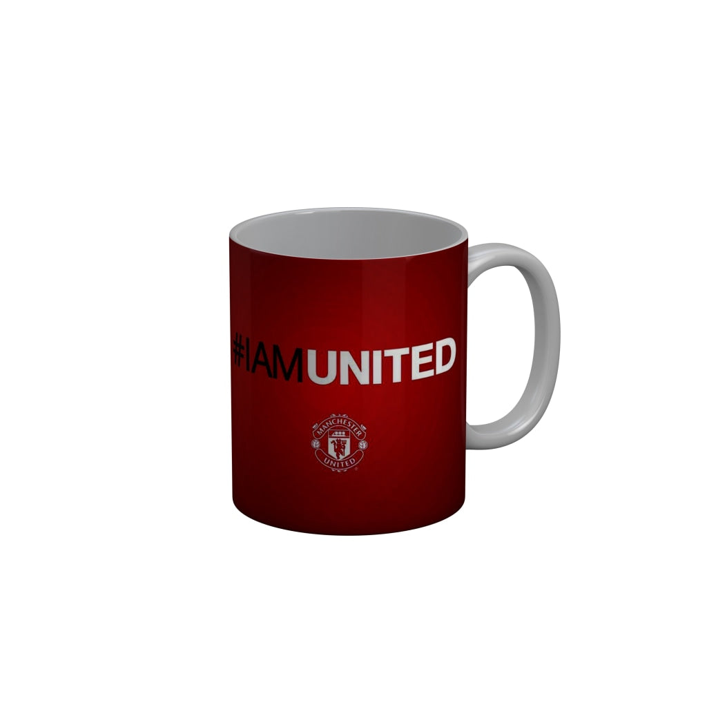 FunkyDecors Manchester United Football Red Ceramic Coffee Mug