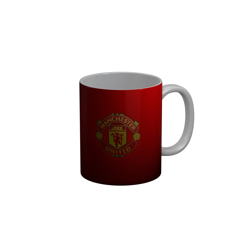 FunkyDecors Manchester United Football Red Ceramic Coffee Mug
