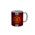 FunkyDecors Manchester United Football Red White Ceramic Coffee Mug