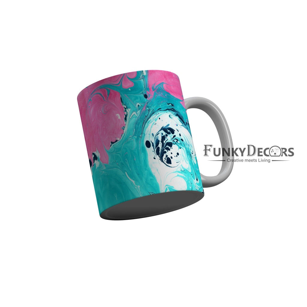 FunkyDecors Marble Pattern Ceramic Coffee Mug
