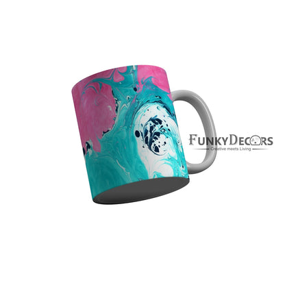 FunkyDecors Marble Pattern Ceramic Coffee Mug