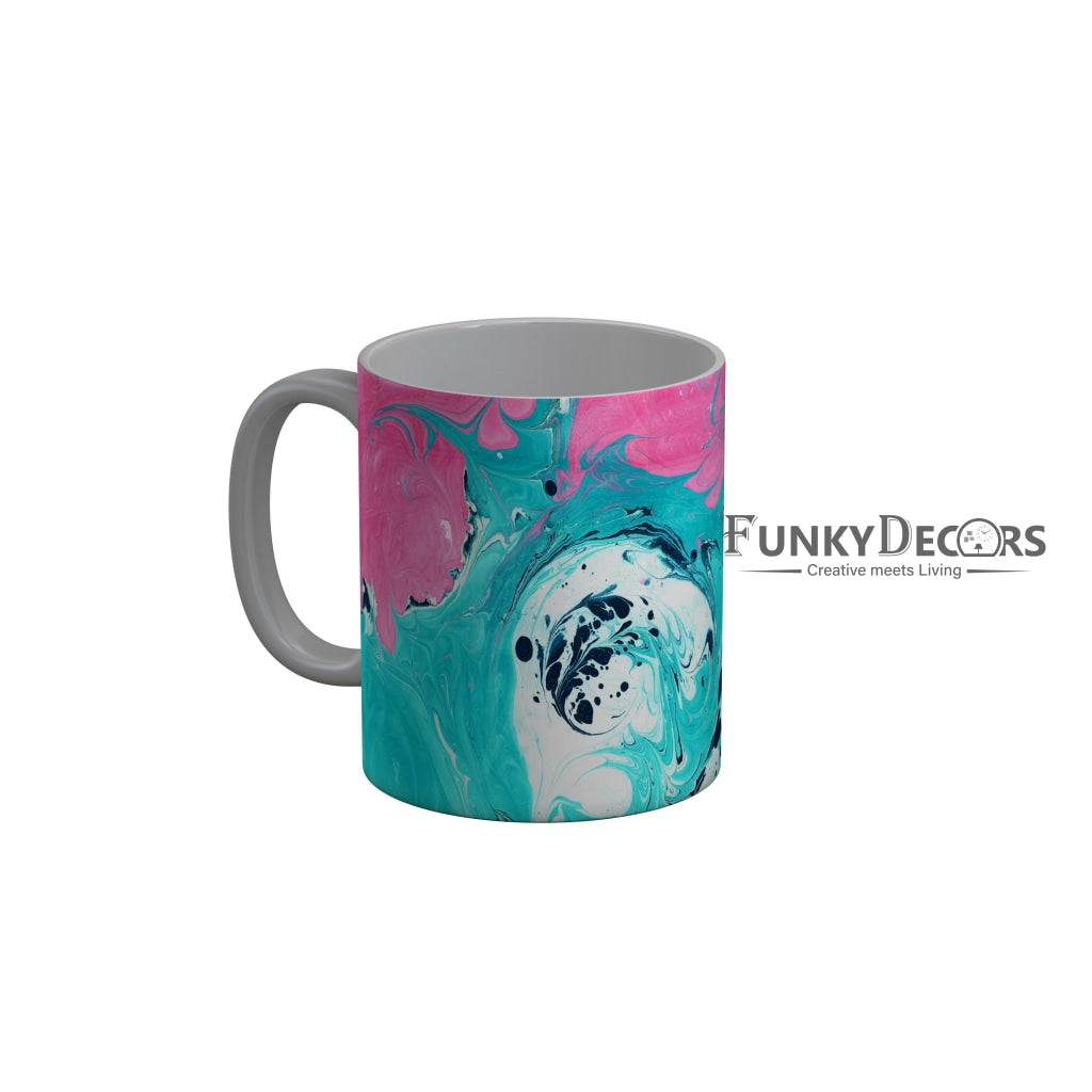 FunkyDecors Marble Pattern Ceramic Coffee Mug