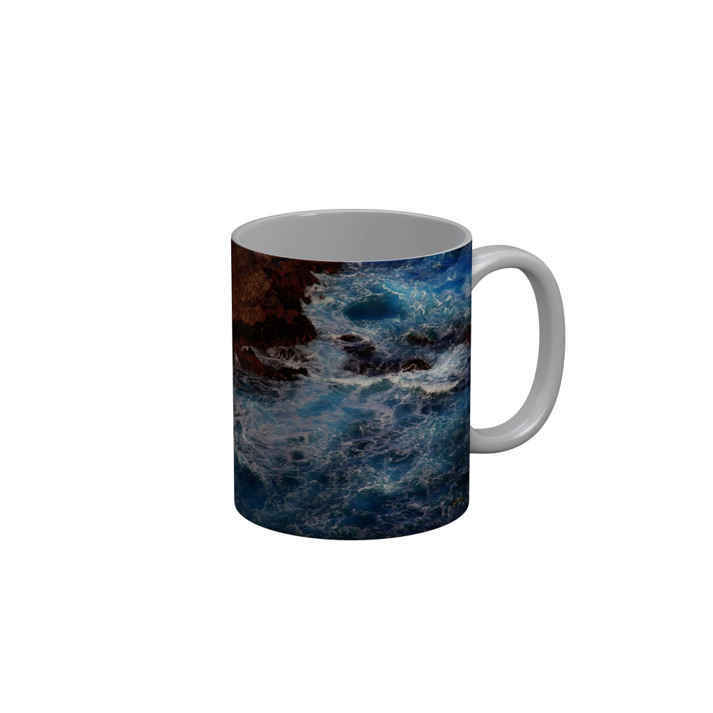 FunkyDecors Marble Pattern Ceramic Coffee Mug