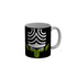 FunkyDecors Mojojo Black Funny Ceramic Coffee Mug, 350 ml