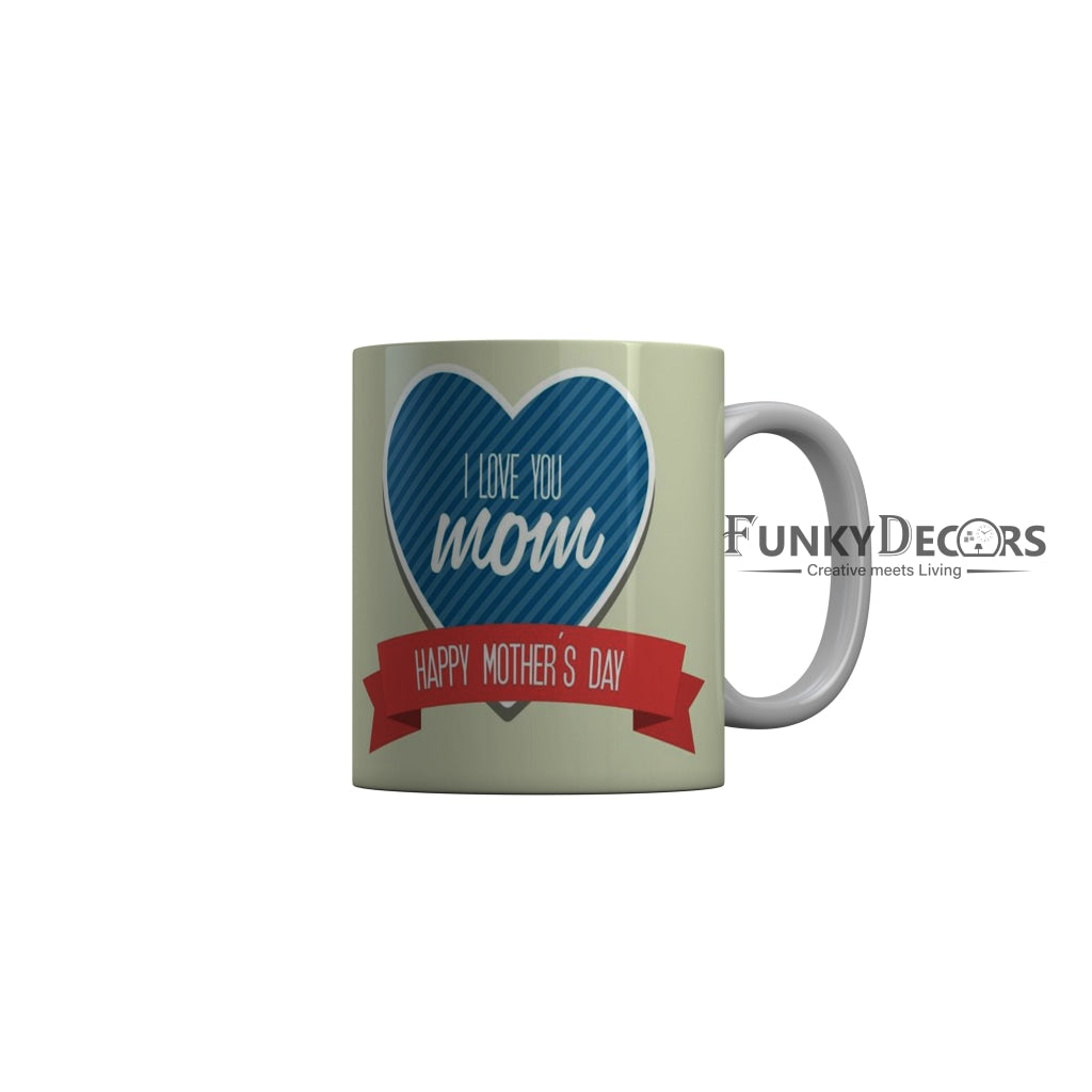 FunkyDecors Mom Birthday Mother Day World Greatest Mom Ceramic Coffee Mug