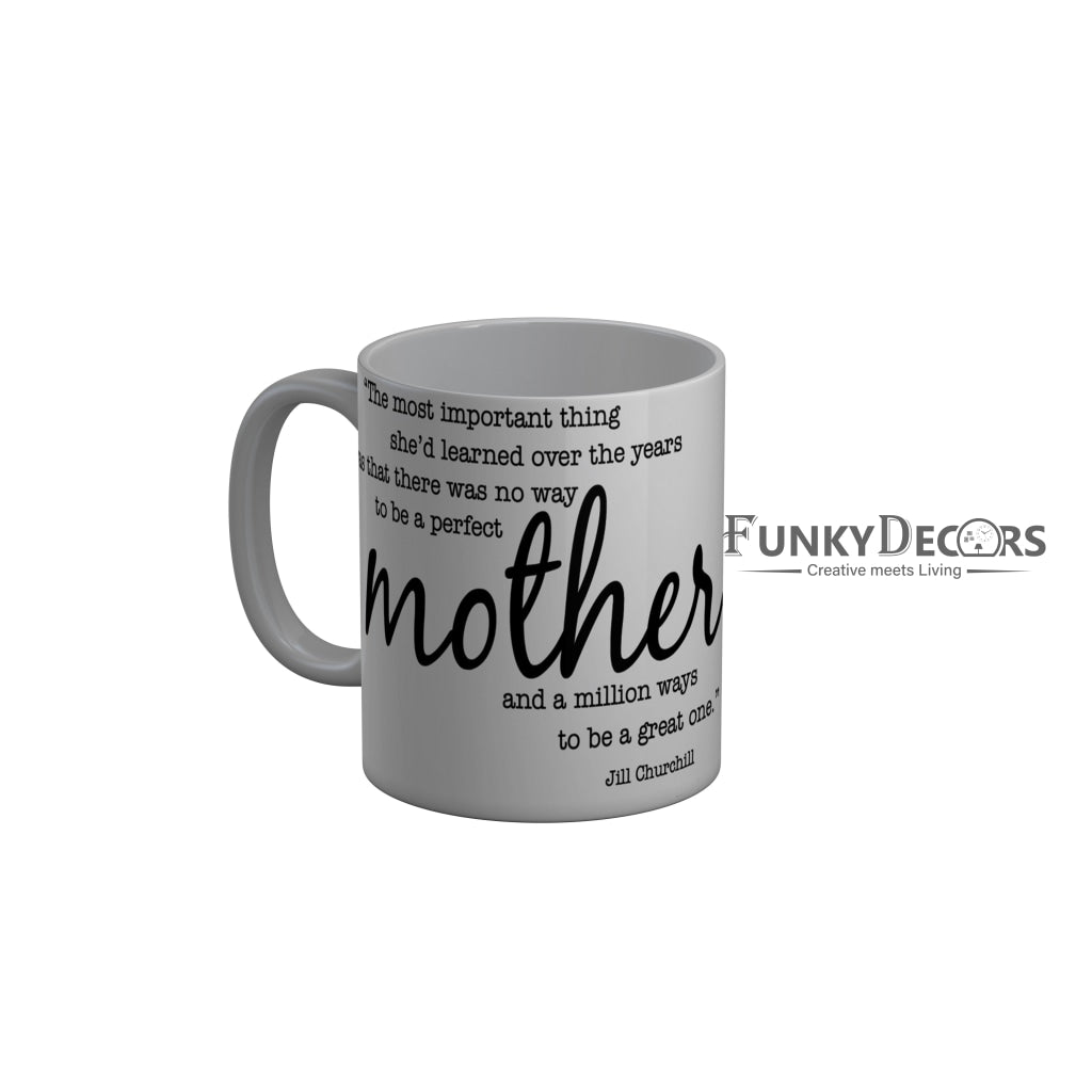 FunkyDecors Mom Birthday Mother Day World Greatest Mom Ceramic Coffee Mug