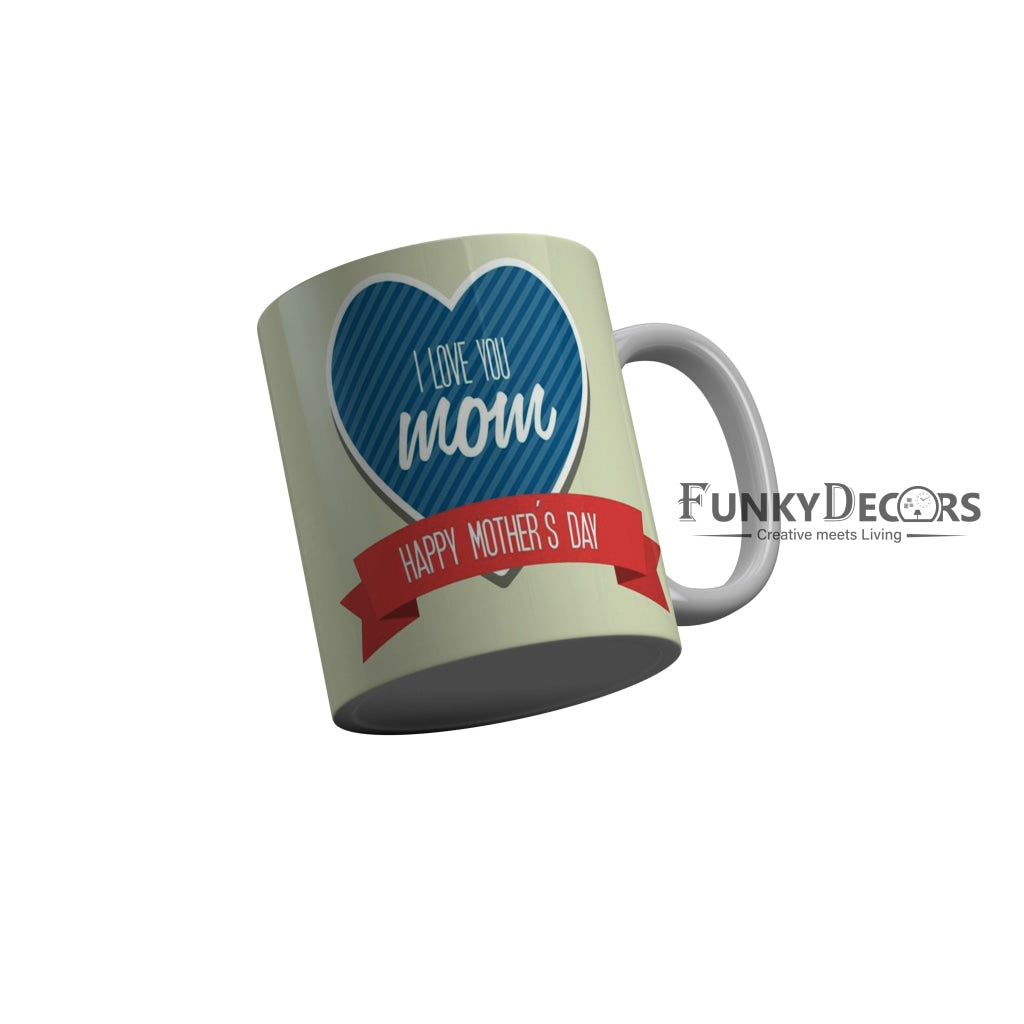 FunkyDecors Mom Birthday Mother Day World Greatest Mom Ceramic Coffee Mug