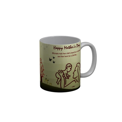 FunkyDecors Mom Birthday Mother Day World Greatest Mom Ceramic Coffee Mug