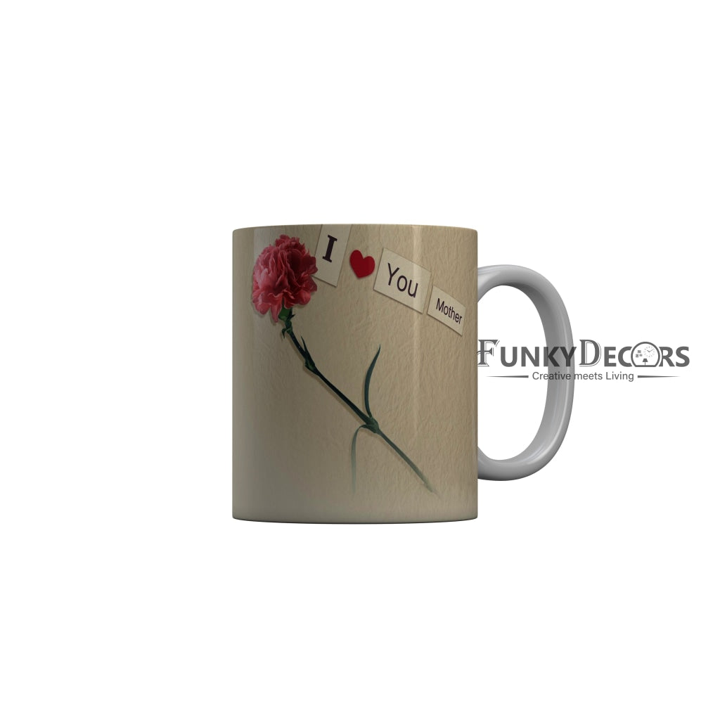 FunkyDecors Mom Birthday Mother Day World Greatest Mom Ceramic Coffee Mug