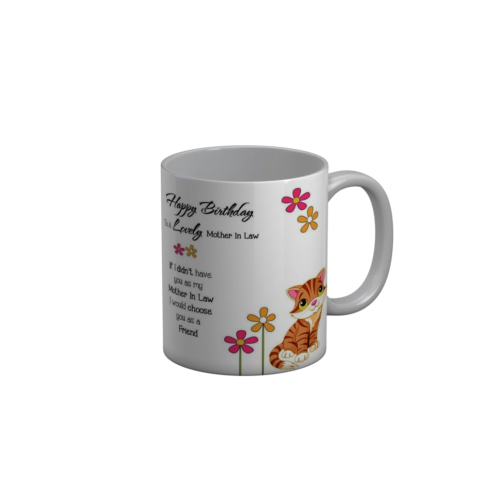 FunkyDecors Mom Birthday Mother Day World Greatest Mom Ceramic Coffee Mug