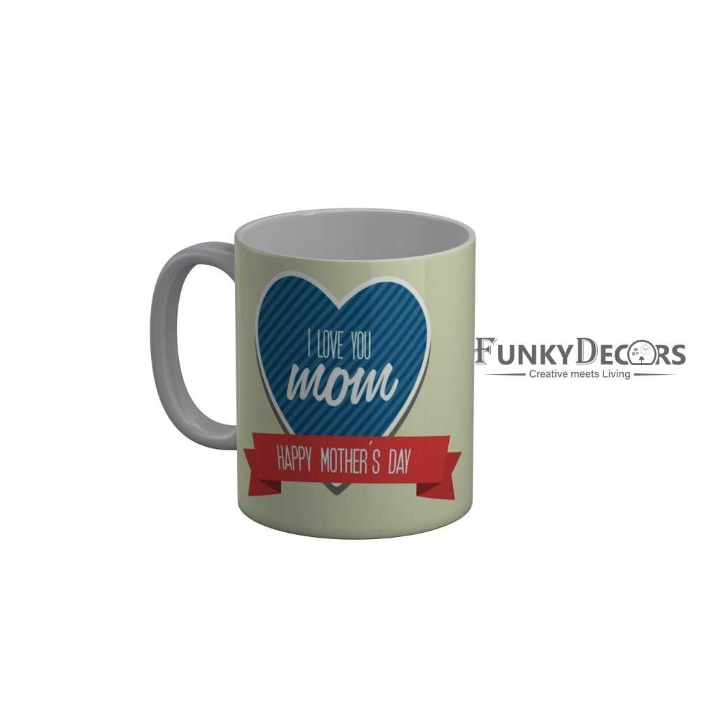 FunkyDecors Mom Birthday Mother Day World Greatest Mom Ceramic Coffee Mug