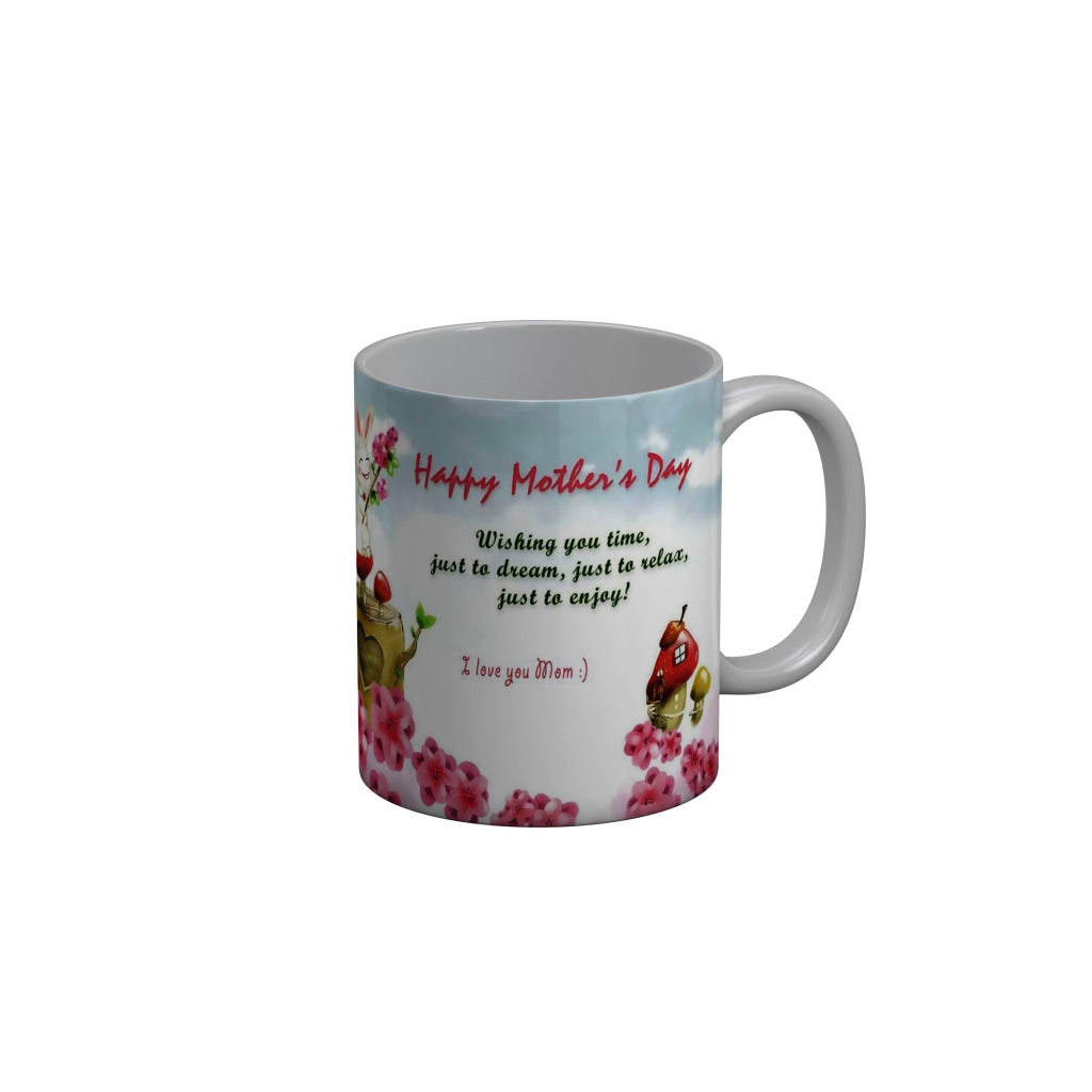 FunkyDecors Mom Birthday Mother Day World Greatest Mom Ceramic Coffee Mug
