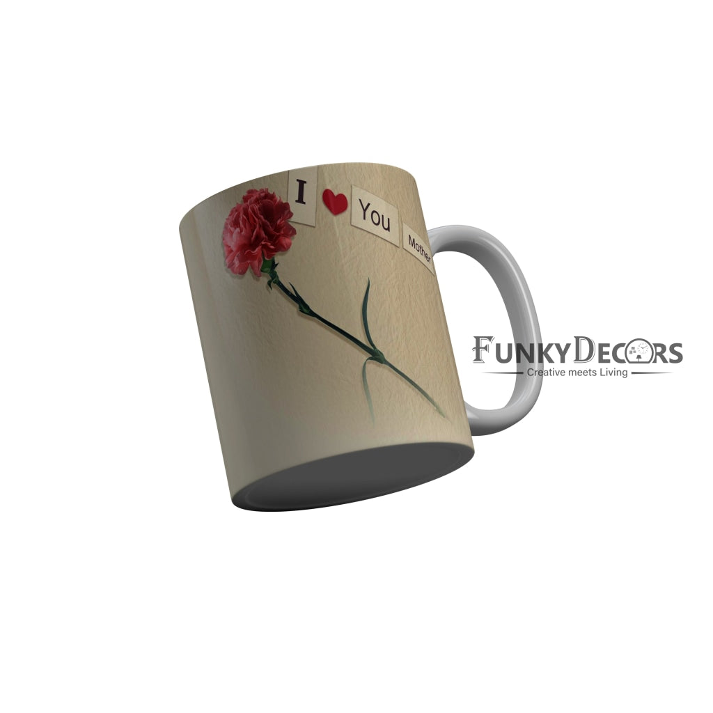 FunkyDecors Mom Birthday Mother Day World Greatest Mom Ceramic Coffee Mug