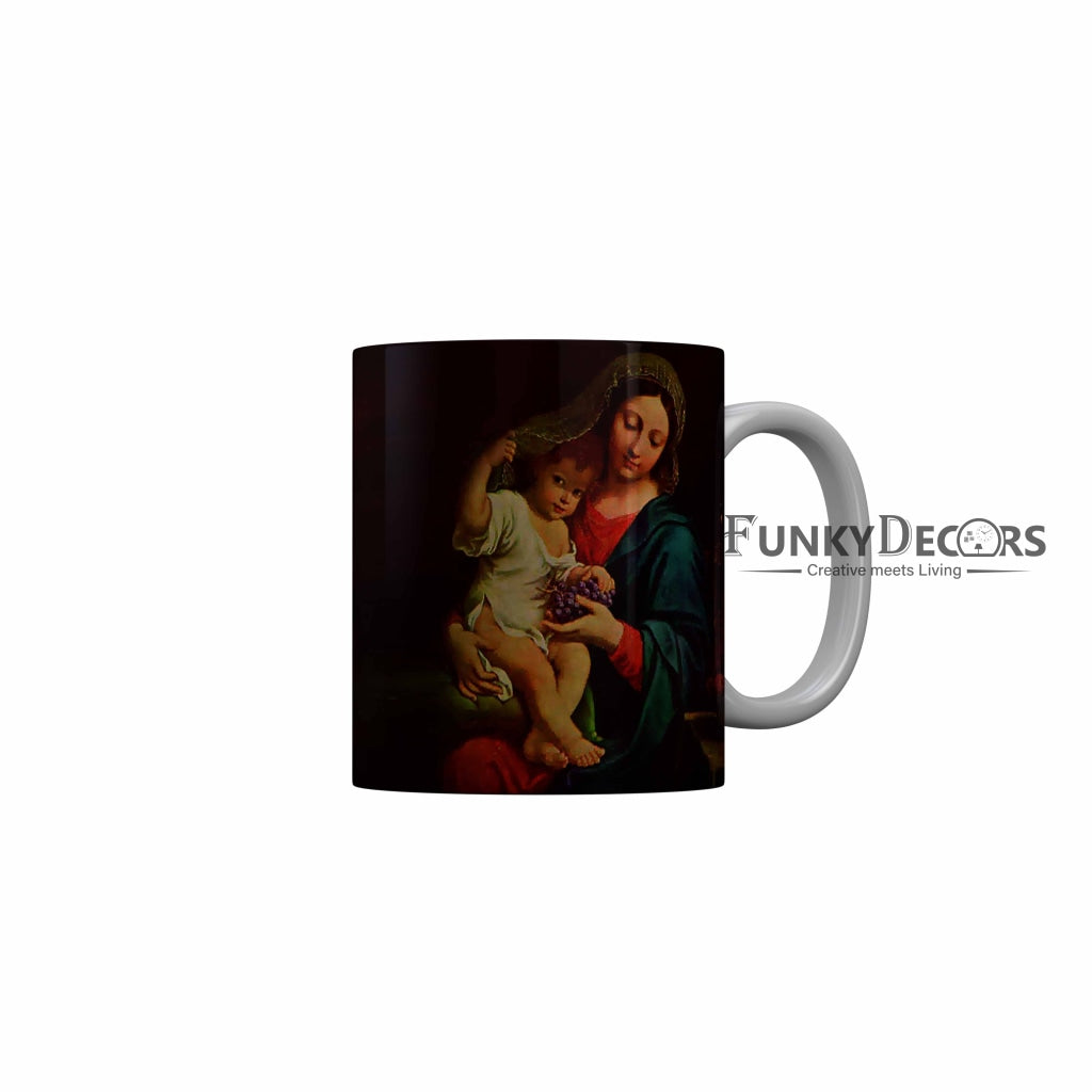 FunkyDecors Mom Birthday Mother Day World Greatest Mom Ceramic Coffee Mug