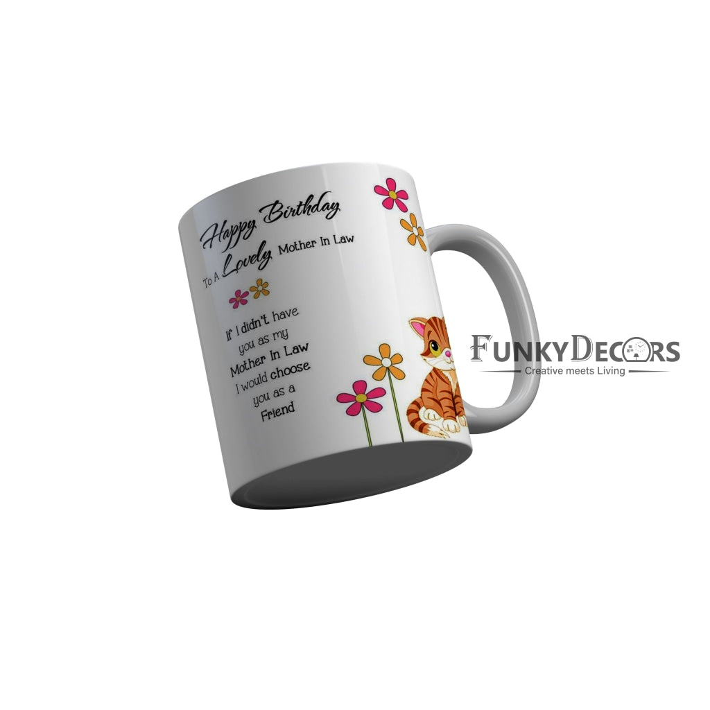 FunkyDecors Mom Birthday Mother Day World Greatest Mom Ceramic Coffee Mug