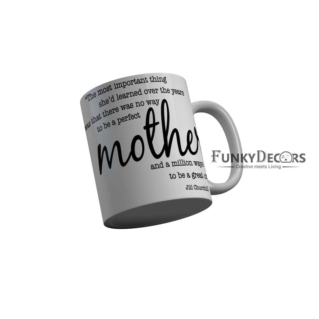 FunkyDecors Mom Birthday Mother Day World Greatest Mom Ceramic Coffee Mug