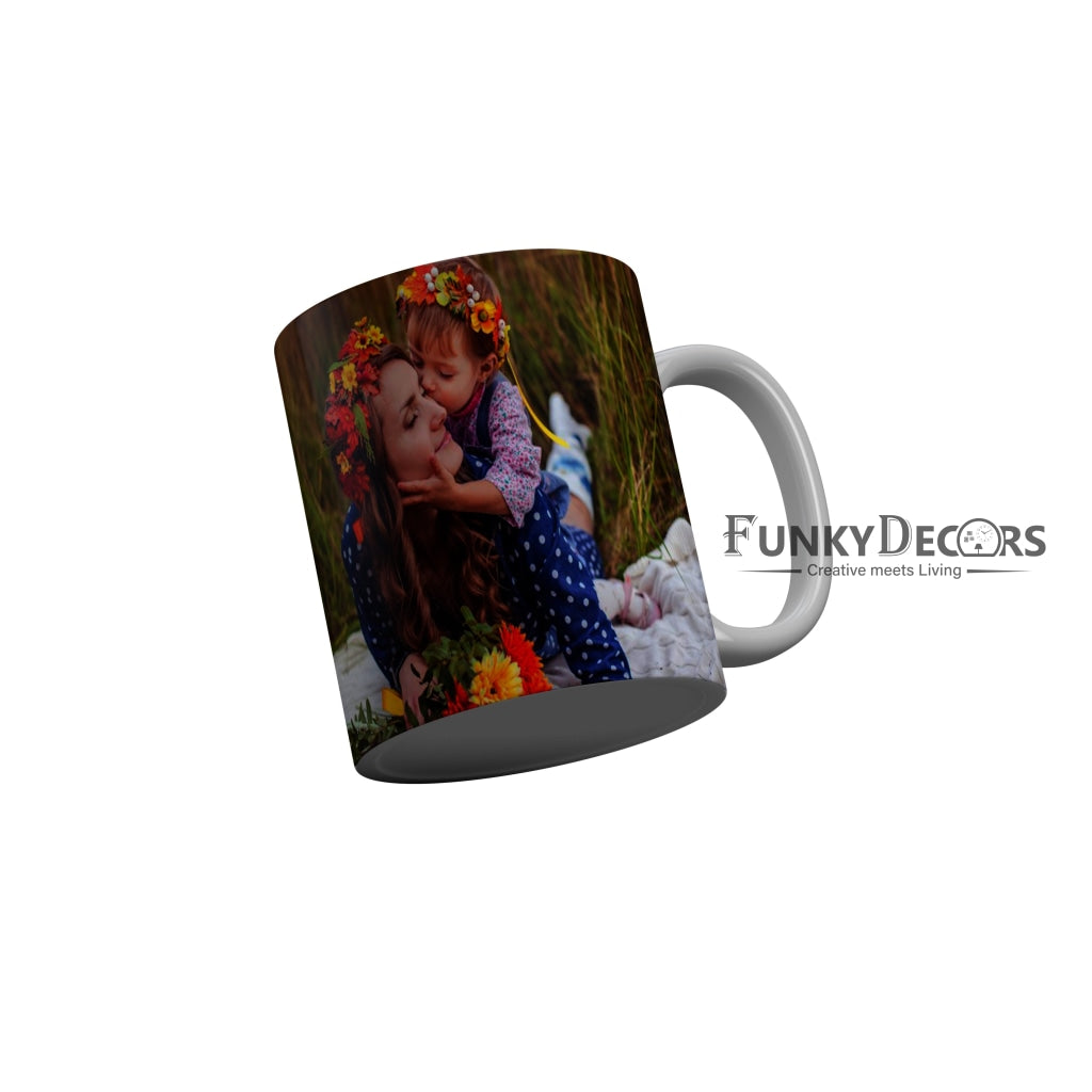 FunkyDecors Mom Birthday Mother Day World Greatest Mom Ceramic Coffee Mug
