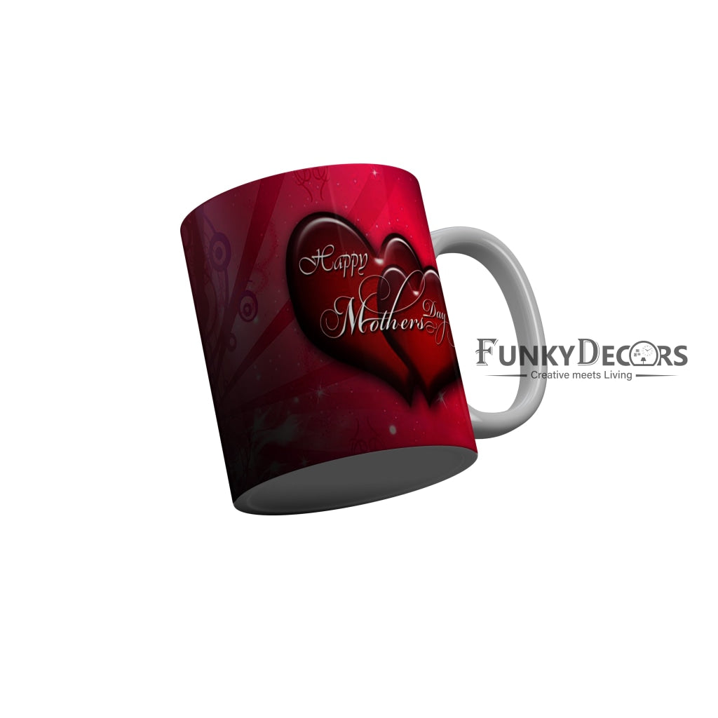 FunkyDecors Mom Birthday Mother Day World Greatest Mom Ceramic Coffee Mug