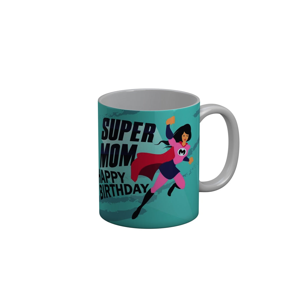 FunkyDecors Mom Birthday Mother Day World Greatest Mom Ceramic Coffee Mug