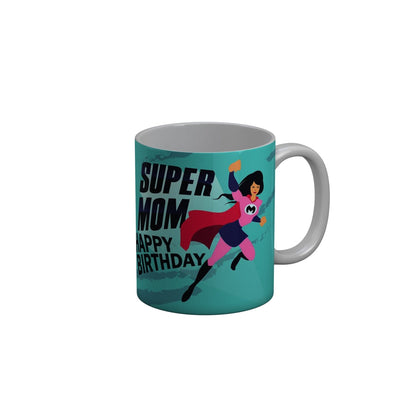 FunkyDecors Mom Birthday Mother Day World Greatest Mom Ceramic Coffee Mug