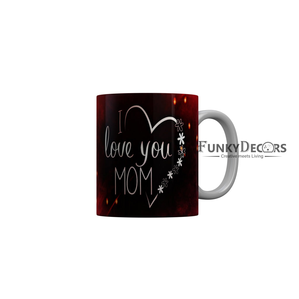 FunkyDecors Mom Birthday Mother Day World Greatest Mom Ceramic Coffee Mug