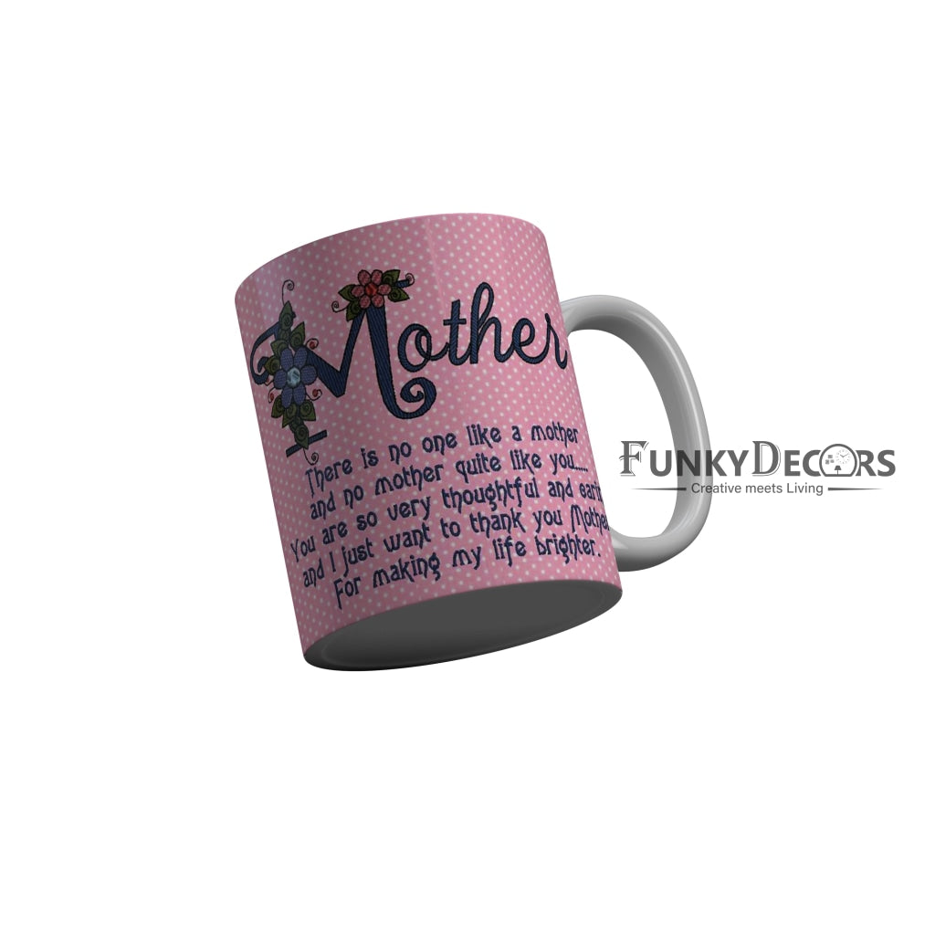 FunkyDecors Mom Birthday Mother Day World Greatest Mom Ceramic Coffee Mug