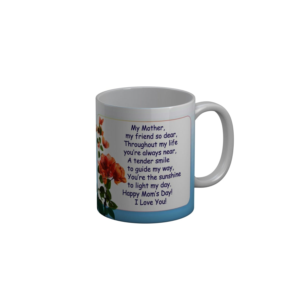 FunkyDecors Mom Birthday Mother Day World Greatest Mom Ceramic Coffee Mug