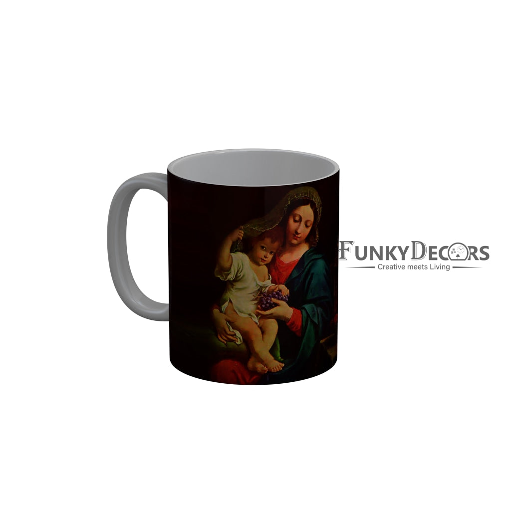 FunkyDecors Mom Birthday Mother Day World Greatest Mom Ceramic Coffee Mug