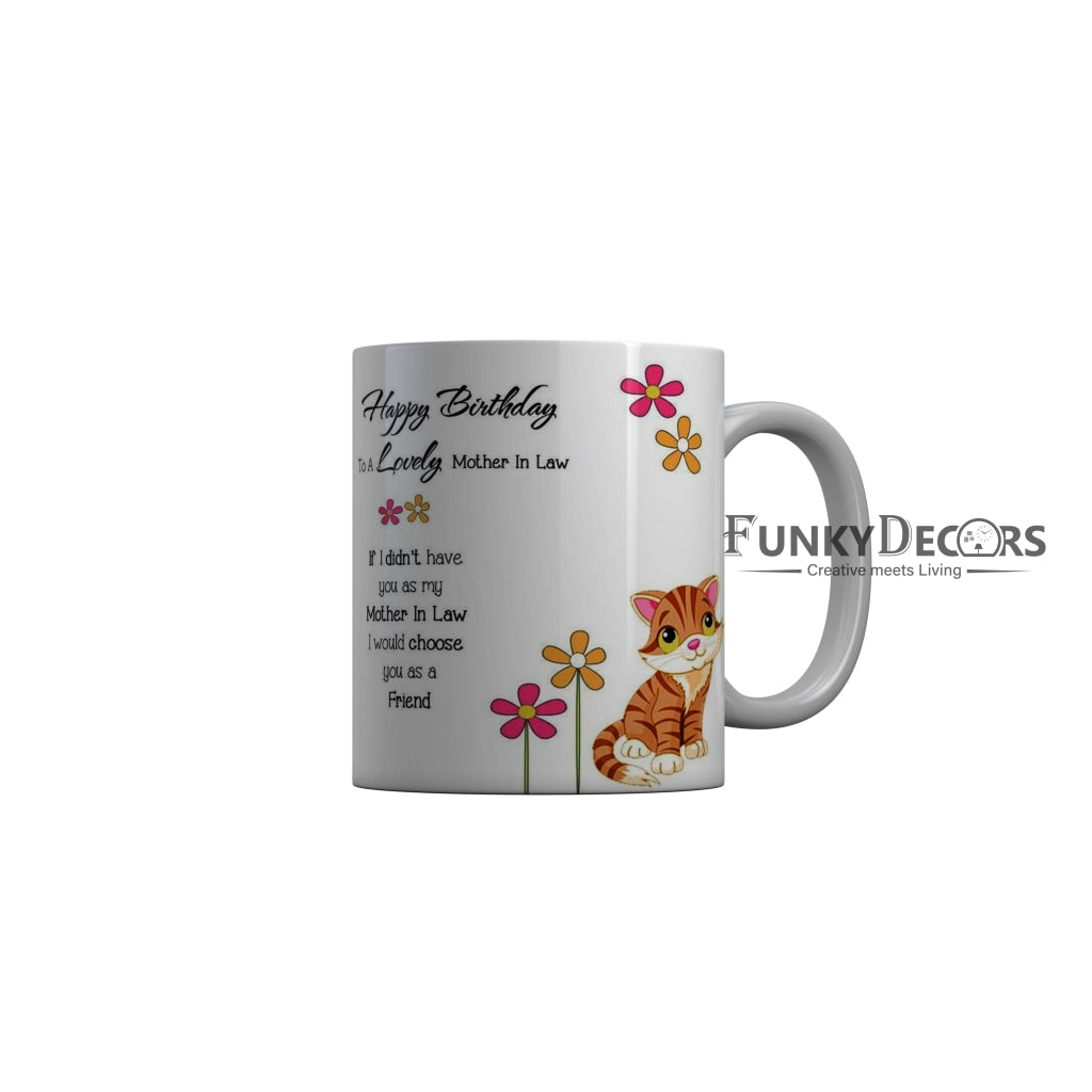 FunkyDecors Mom Birthday Mother Day World Greatest Mom Ceramic Coffee Mug