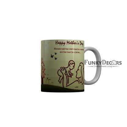 FunkyDecors Mom Birthday Mother Day World Greatest Mom Ceramic Coffee Mug