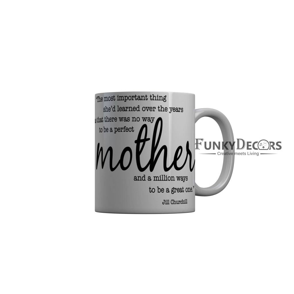 FunkyDecors Mom Birthday Mother Day World Greatest Mom Ceramic Coffee Mug