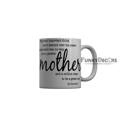 FunkyDecors Mom Birthday Mother Day World Greatest Mom Ceramic Coffee Mug