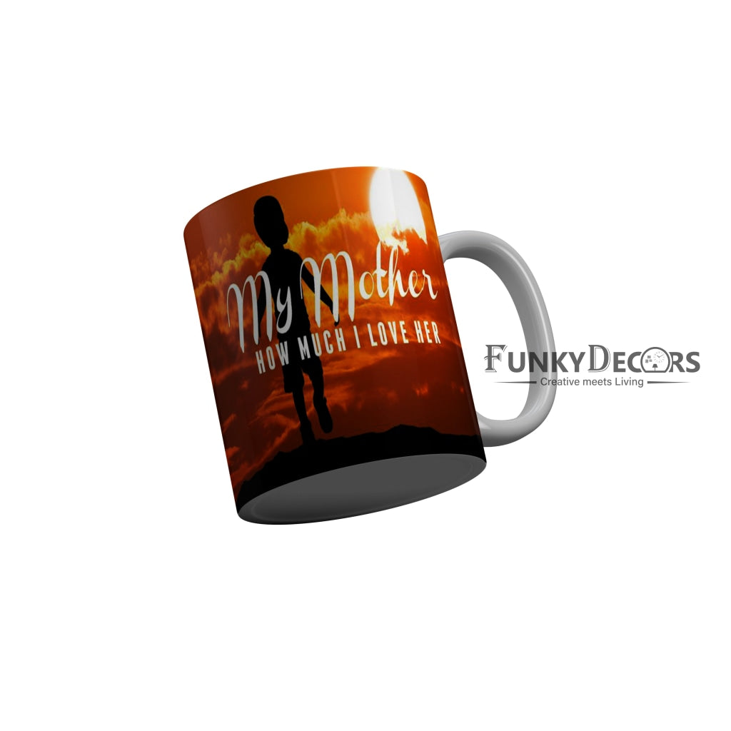 FunkyDecors Mom Birthday Mother Day World Greatest Mom Ceramic Coffee Mug