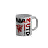 FunkyDecors MUFC Grey Ceramic Coffee Mug, 350 ml