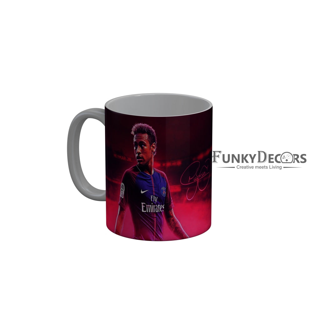 FunkyDecors Neymar Jr Football Ceramic Coffee Mug
