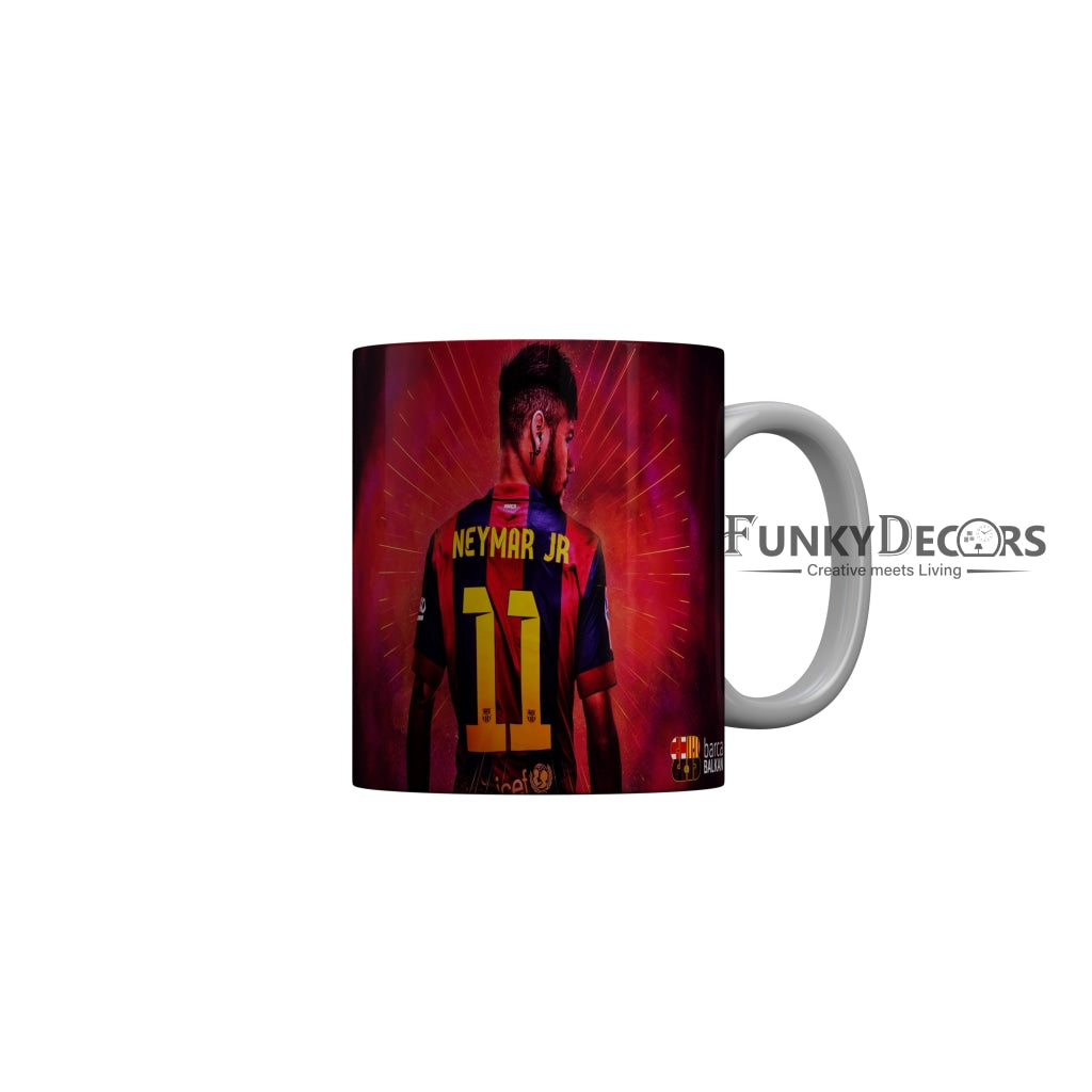 FunkyDecors Neymar Jr Football Ceramic Coffee Mug
