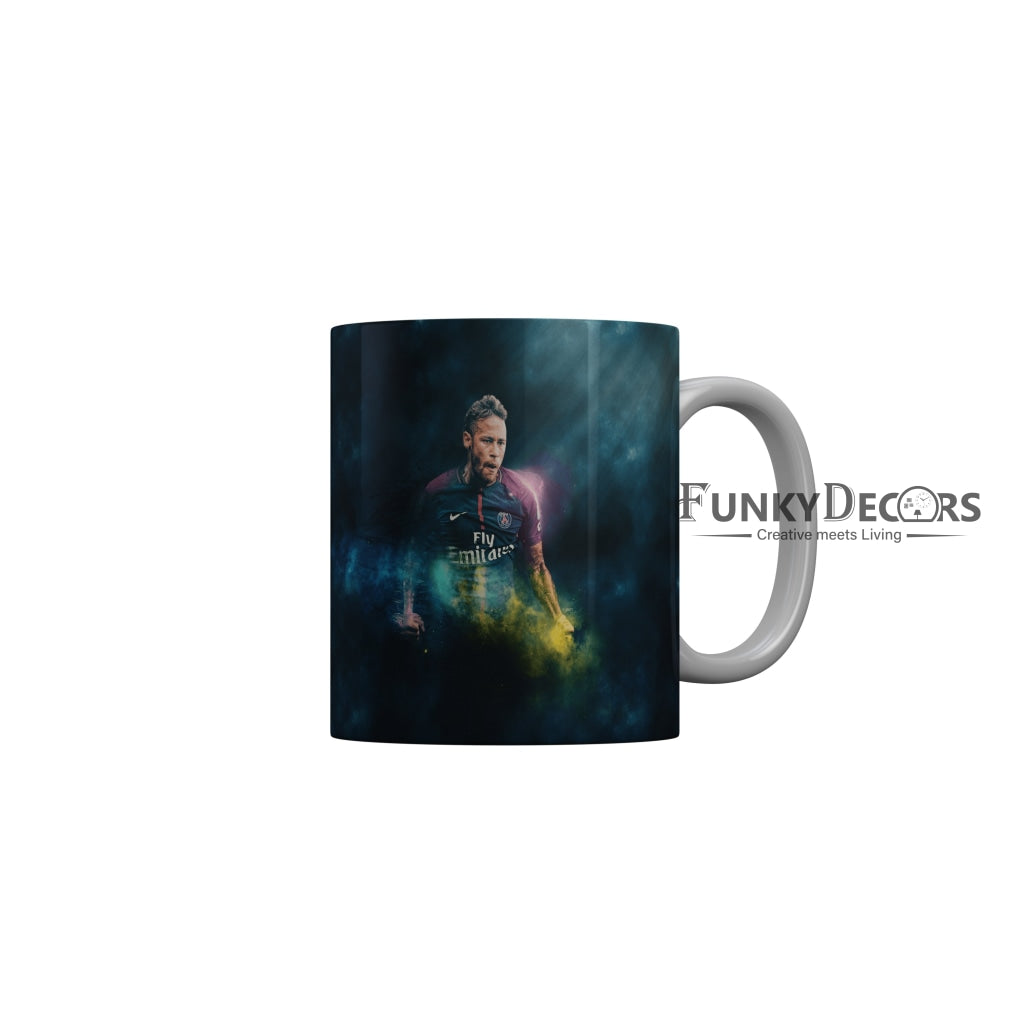 FunkyDecors Neymar Jr Football Ceramic Coffee Mug